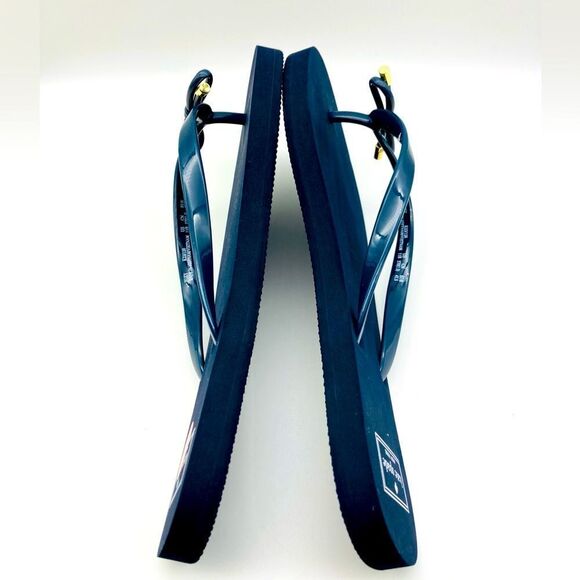 NWT Kate Spade New York Foxy Women’s Bow Sandals Navy 11B - Picture 6 of 9